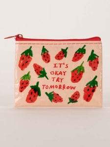 Blue Q It's OK Try Tomorrow Coin Purse BlueQ Quirksy gifts australia