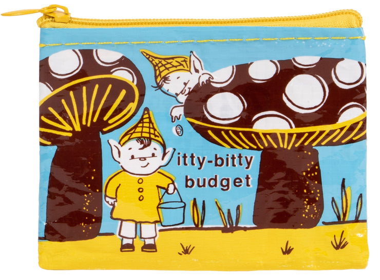 Blue Q Itty Bitty Budget Coin Purse Quirksy gifts australia