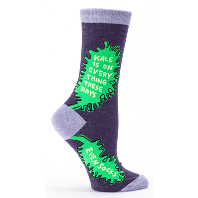 Blue Q Kale is on everything these days - Women's socks Quirksy gifts australia