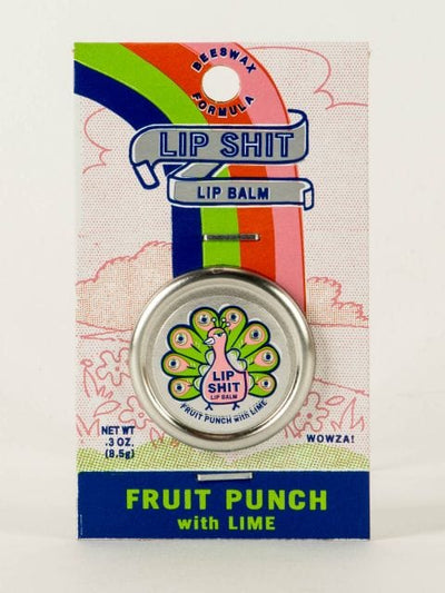 Blue Q Lip Shit Lip Balm-Fruit Punch Quirksy gifts australia