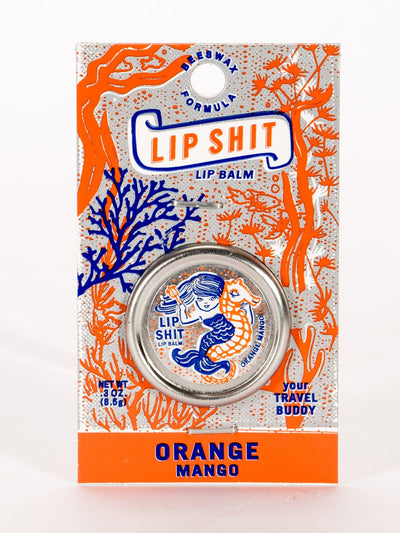 Blue Q Lip Shit Lip Balm-Orange Mango Quirksy gifts australia