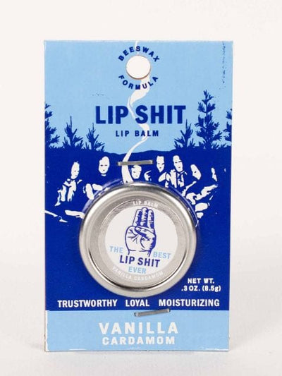 Blue Q Lip Shit Lip Balm-Vanilla Cardamom Quirksy gifts australia