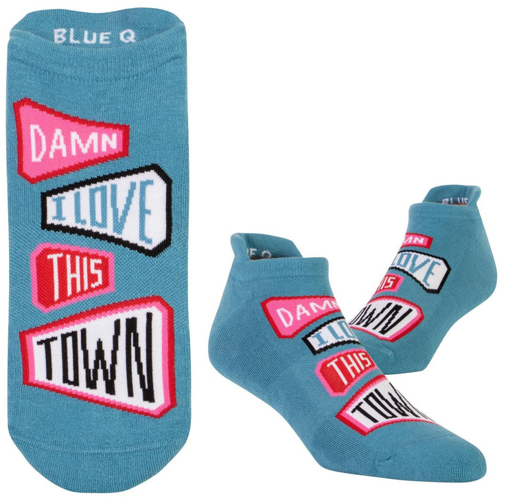Blue Q Love This Town - Sneaker Socks - BlueQ Quirksy gifts australia