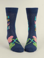 Blue Q Love Who You Love - Men's Crew Socks - BlueQ Quirksy gifts australia