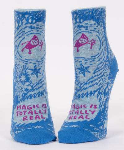 Blue Q Magic is Totally Real Ankle Socks Quirksy gifts australia