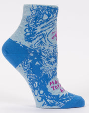 Blue Q Magic is Totally Real Ankle Socks Quirksy gifts australia