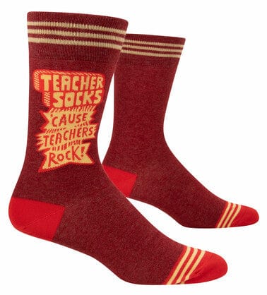 Blue Q Men's Socks - Teachers Rock Quirksy gifts australia