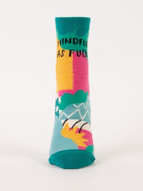 Blue Q Mindful As Fu*k Ankle Socks Quirksy gifts australia