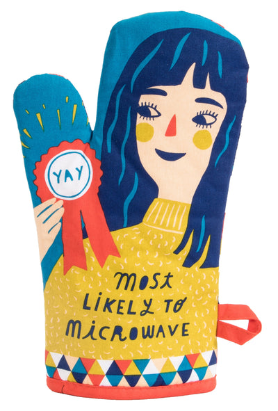 Blue Q Most Likely to Microwave Oven Mitt Quirksy gifts australia