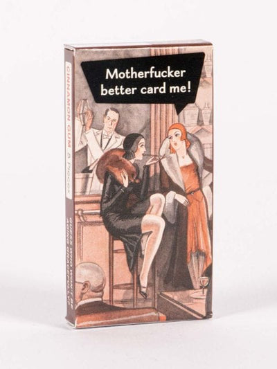 Blue Q MotherF***** Better Card Me Gum Quirksy gifts australia