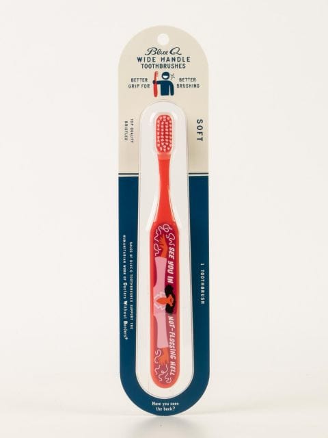 Blue Q Not - Flossing Hell Toothbrush Quirksy gifts australia