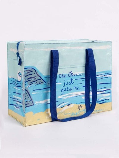 Blue Q Ocean Gets Me Shoulder Tote Quirksy gifts australia