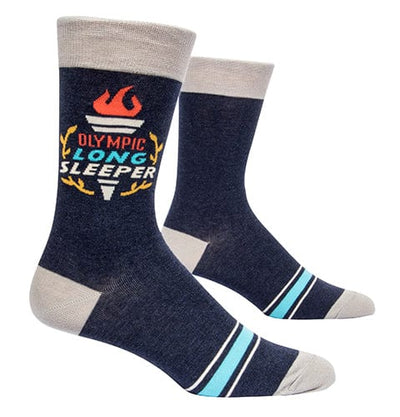 Blue Q Olympic Long Sleeper - Men's Crew Socks - BlueQ Quirksy gifts australia