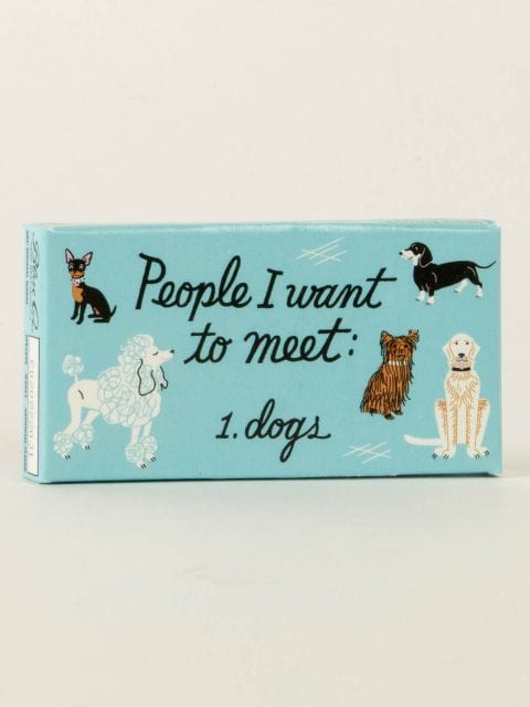 Blue Q People I Want To Meet: Dogs Gum Quirksy gifts australia
