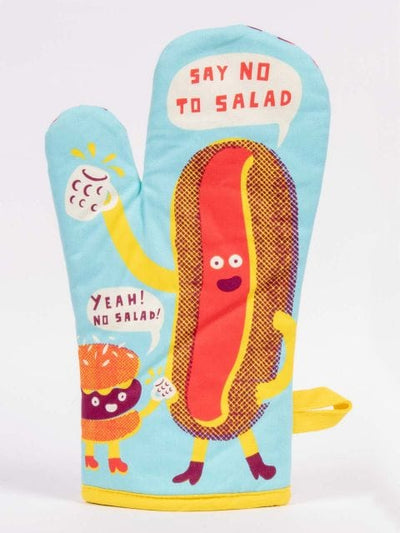 Blue Q Say No To Salad Oven Mitt Quirksy gifts australia