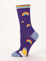 Blue Q Shitting Rainbows Kind of Day Women's Socks Quirksy gifts australia