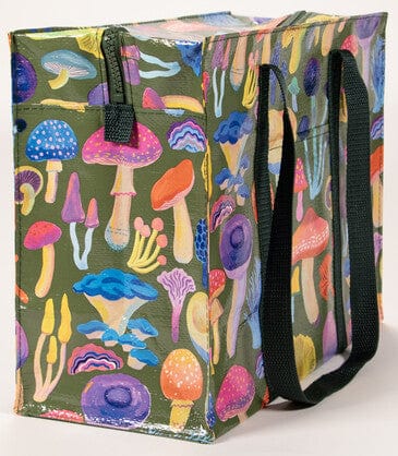 blue Q Shoulder Tote - Mushrooms Quirksy gifts australia