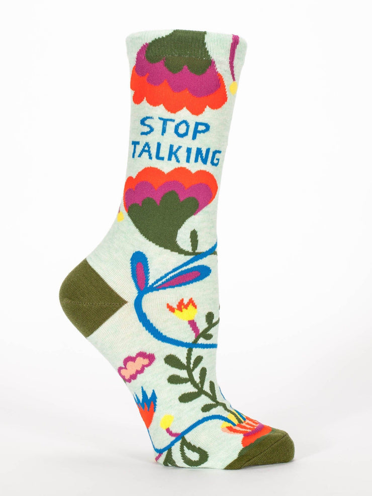 Blue Q Stop Talking Women's Socks Quirksy gifts australia