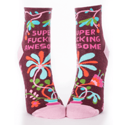 Blue Q Super f*cking awesome Ankle Socks Quirksy gifts australia