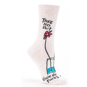 Blue Q Take no shit - Women's socks Quirksy gifts australia