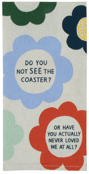 Blue Q The Coaster Tea Towel Quirksy gifts australia