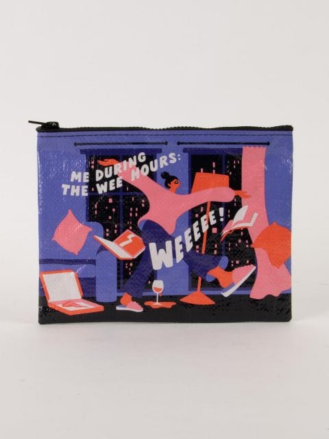Blue Q The Wee Hours Zipper Pouch Quirksy gifts australia