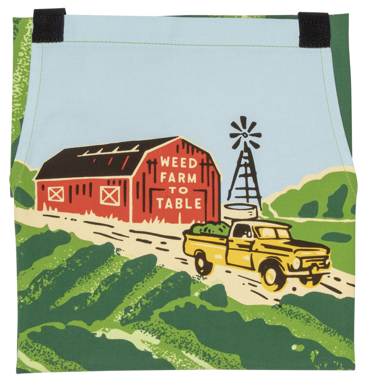 Blue Q Weed Farm To Table - APRON - BlueQ Quirksy gifts australia