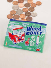 Blue Q Weed Money Coin Purse Quirksy gifts australia