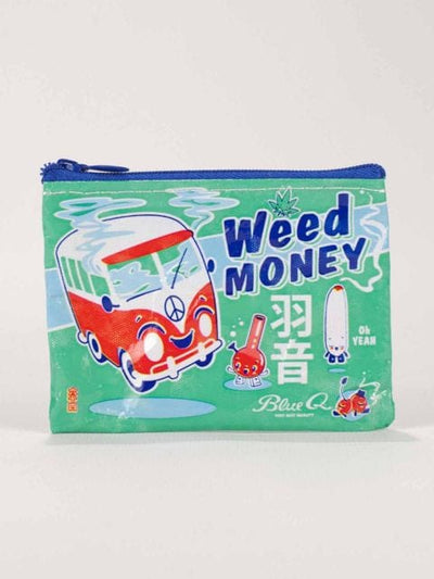 Blue Q Weed Money Coin Purse Quirksy gifts australia