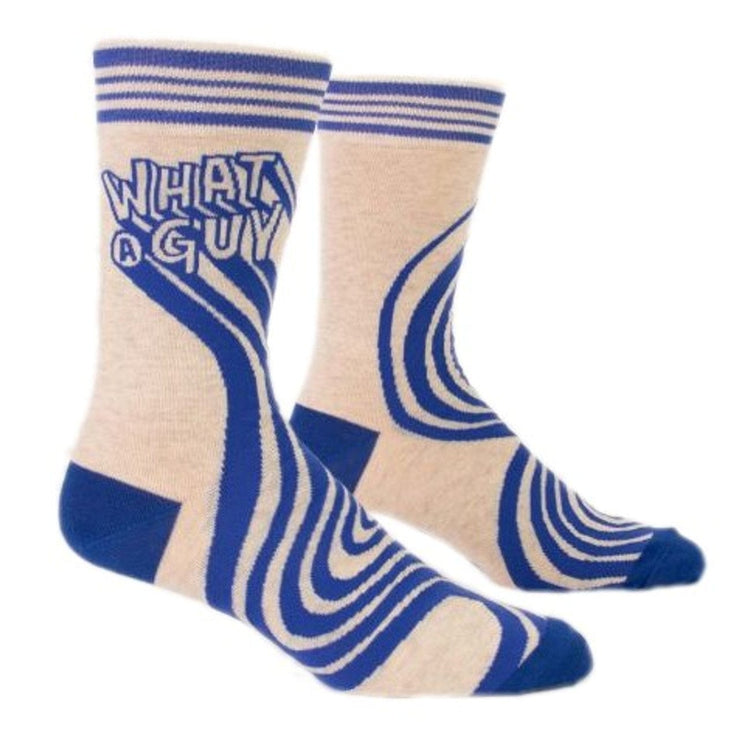 Blue Q What a Guy - Men's Crew Socks - BlueQ Quirksy gifts australia