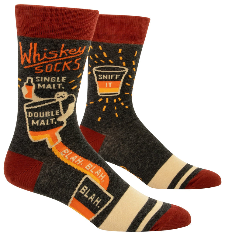 Blue Q Whiskey Socks Men's Socks Quirksy gifts australia