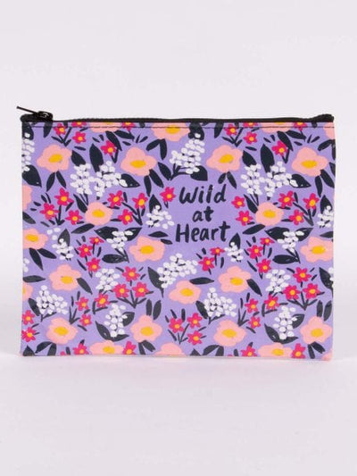 Blue Q Wild At Heart Zipper Pouch Quirksy gifts australia