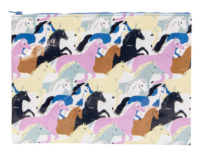 Blue Q Wild Horses Jumbo Pouch Quirksy gifts australia