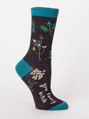 Blue Q You Fancy B*tch Crew Socks Quirksy gifts australia