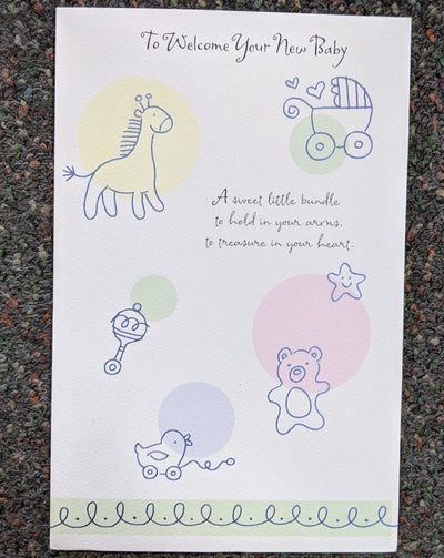 Carlton Cards To Welcome Your New Baby Card Quirksy gifts australia
