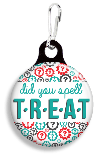 FrannyBGood ‘Did You Spell Treat’ Collar Charm Quirksy gifts australia
