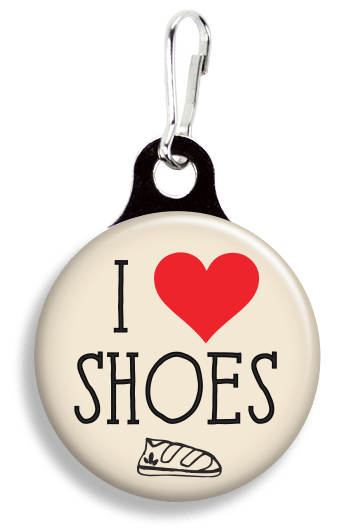 FrannyBGood ‘I Love Shoes’ Collar Charm Quirksy gifts australia