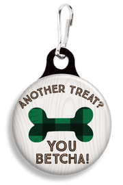 FrannyBGood ‘Ok, But First Treats’ Collar Charm Quirksy gifts australia