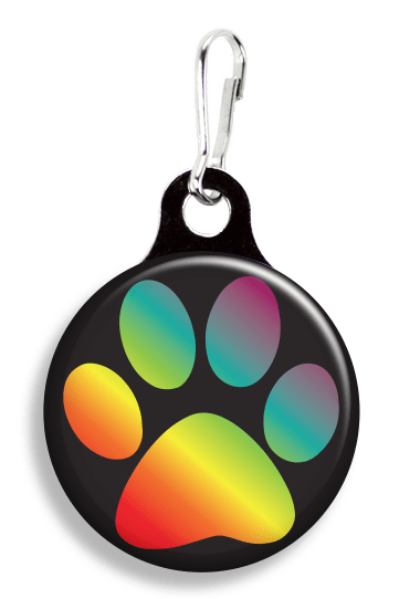 FrannyBGood 'Rainbow Pride Paw' - Collar Charm Quirksy gifts australia