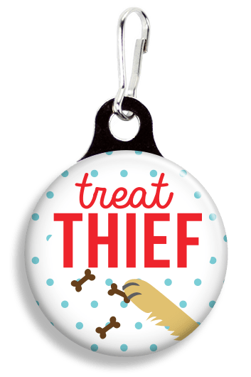 FrannyBGood ‘Treat Thief’ Collar Charm Quirksy gifts australia