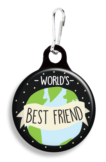 FrannyBGood 'World's Best Friend' Collar Charm Quirksy gifts australia