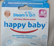 Happy Baby Happy Baby Steam 'n' Go Silicone Soothers -4 Pcs Quirksy gifts australia