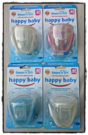 Happy Baby Happy Baby Steam 'n' Go Silicone Soothers -4 Pcs Quirksy gifts australia