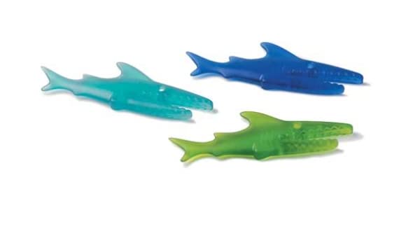 Koziol Koziol Set of 3 Sharky Bag Clips / Clothes Pegs Quirksy gifts australia