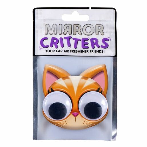 Mirror Critters Cat - Car Air Freshener - Vanilla Fragrance Quirksy gifts australia