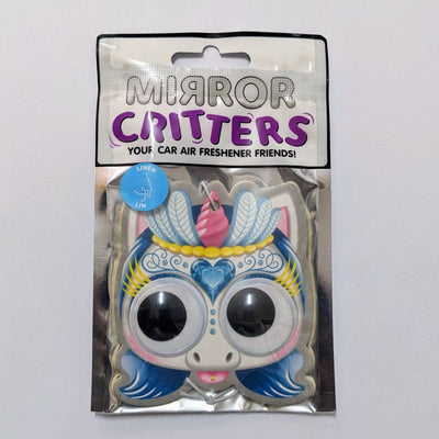 Mirror Critters Quen Unicorn - Car Air Freshener - Linen Quirksy gifts australia