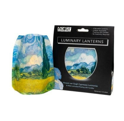 modgy Luminary Lantern - Van Gogh Wheat Field with Cypresses Quirksy gifts australia