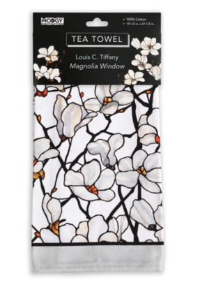 modgy Tea Towel - Louis C. Tiffany Magnolia Window Quirksy gifts australia