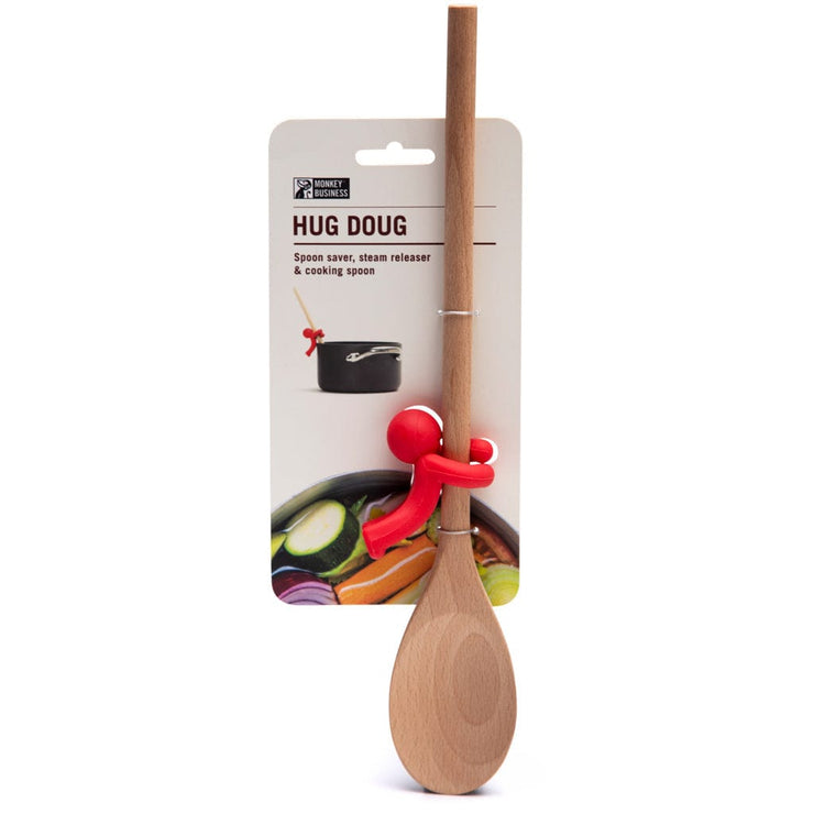 Monkey business Hug Doug - Spoon saver with Wooden cooking Spoon - Monkey Business Quirksy gifts australia