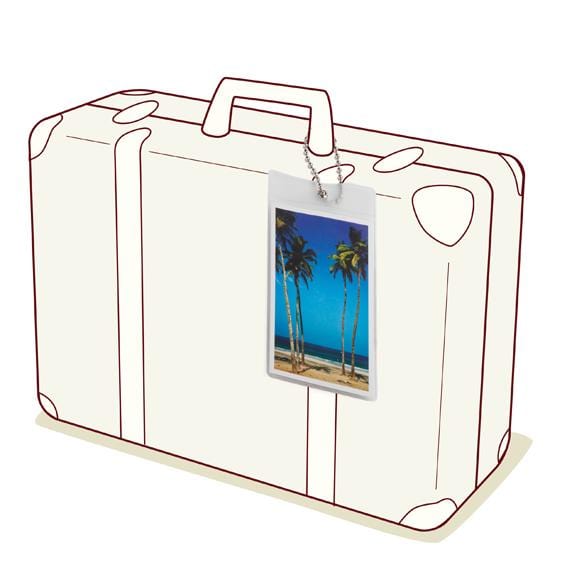 Monkey business Postcard Luggage Tag Quirksy gifts australia